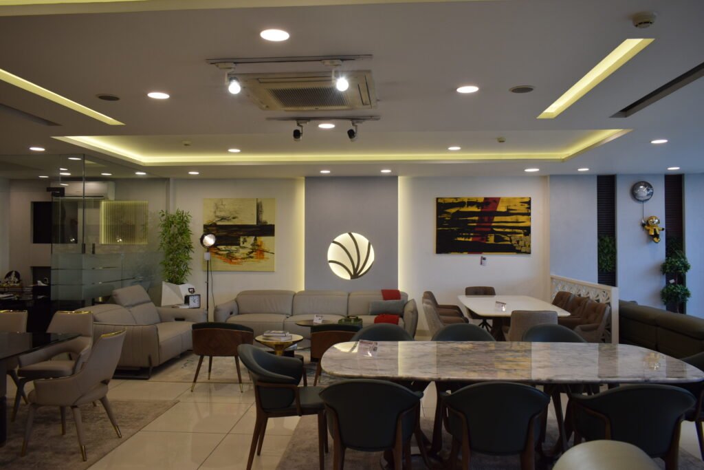 Complement your interiors with our sophisticated home decor furniture in Hyderabad.
